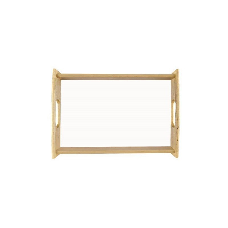 Lesen servirni pladenj.